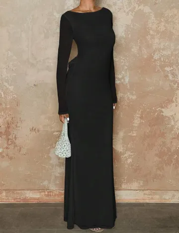 Rochie lunga SHEIN, negru Negru
