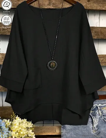 Bluza SHEIN, negru Negru