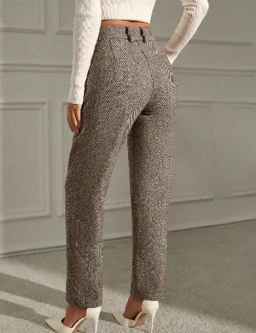 Pantaloni SHEIN, maro Maro
