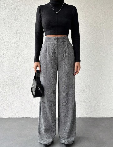 Pantaloni SHEIN, gri