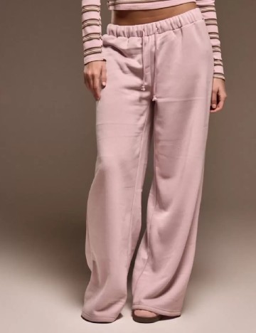 Pantaloni SHEIN, roz