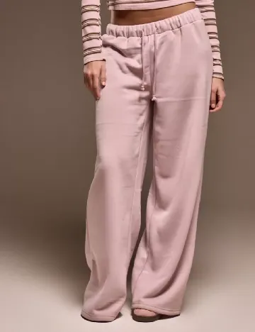 Pantaloni SHEIN, roz Roz