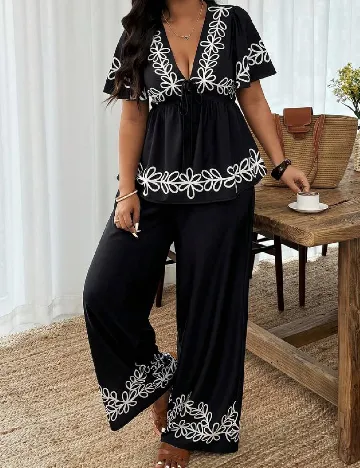 Compleu SHEIN, negru Negru