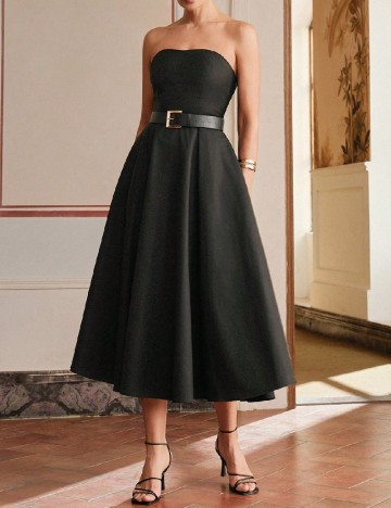 Rochie medie Anewsta, negru