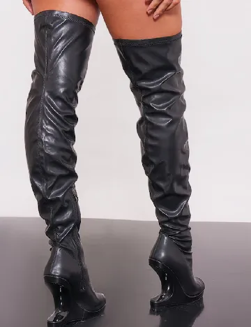 Cizme PrettyLittleThing, negru Negru