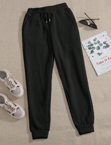 Pantaloni SHEIN, negru