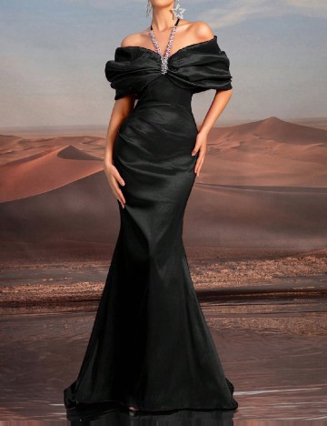 Rochie lunga SHEIN, negru