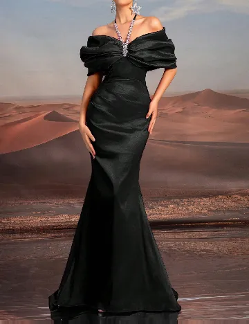 Rochie lunga SHEIN, negru Negru