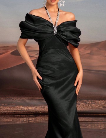 Rochie lunga SHEIN, negru