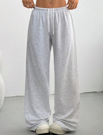 Pantaloni SHEIN, gri deschis
