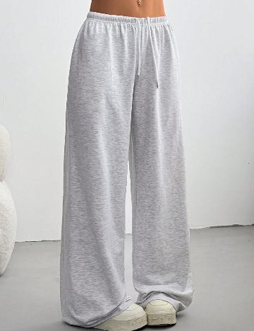 Pantaloni SHEIN, gri deschis