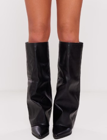 Cizme PrettyLittleThing, negru