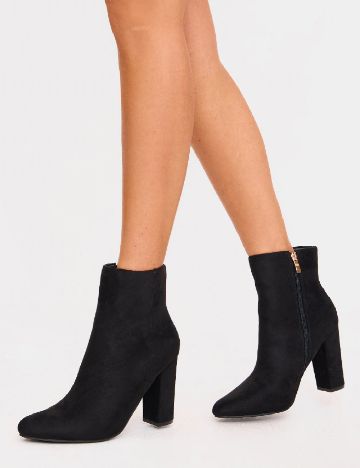 Botine PrettyLittleThing, negru