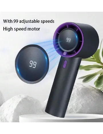 Ventilator portabil SHEIN, gri inchis Gri