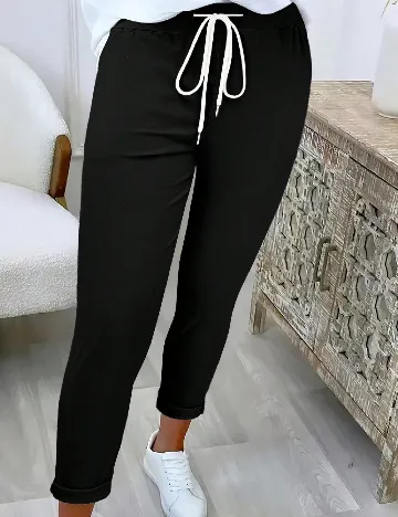 Pantaloni SHEIN, negru Negru