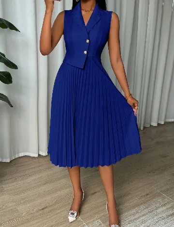 Rochie medie SHEIN, albastru Albastru