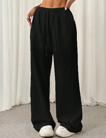 Pantaloni SHEIN, negru Negru