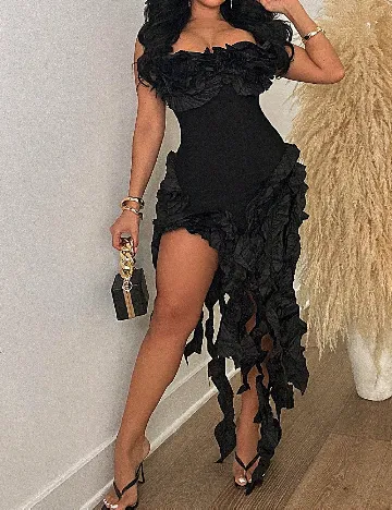 Rochie scurta SHEIN, negru Negru