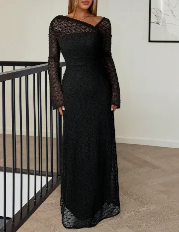 Rochie lunga SHEIN, negru Negru
