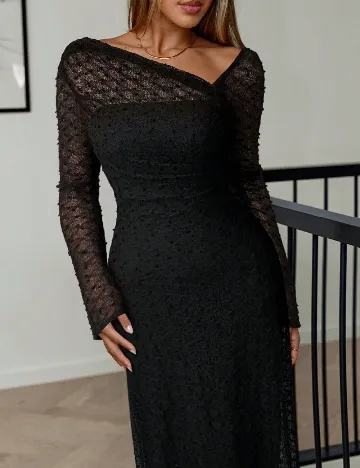 Rochie lunga SHEIN, negru Negru