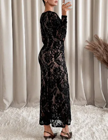 Rochie lunga SHEIN, negru Negru