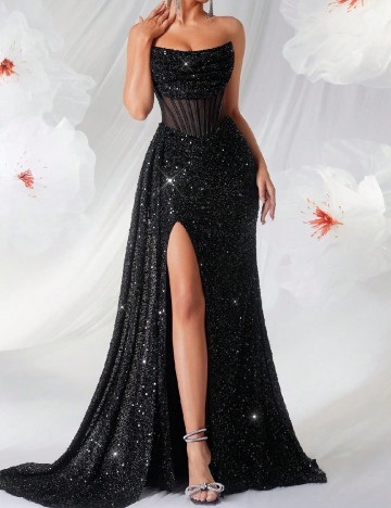 Rochie lunga SHEIN, negru