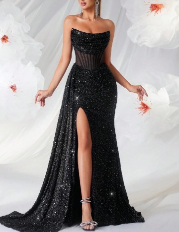 Rochie lunga SHEIN, negru
