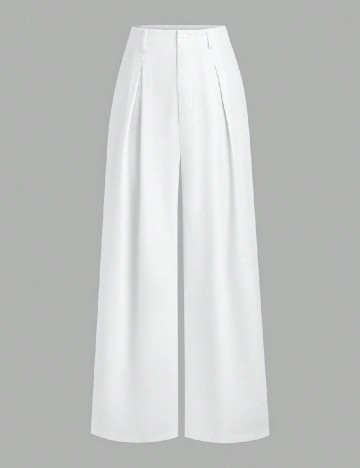 Pantaloni SHEIN, alb