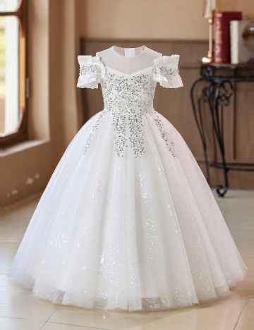Rochie Shein Kids, alb