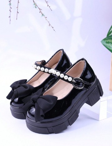 Pantofi Shein Kids, negru