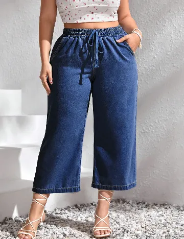 Blugi SHEIN CURVE, albastru Albastru