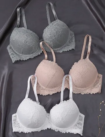 Set sutiene 3 bucati SHEIN, mix culori Mix culori