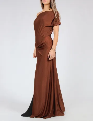 Rochie lunga SHEIN, maro Maro