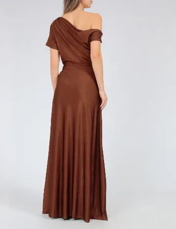 Rochie lunga SHEIN, maro Maro