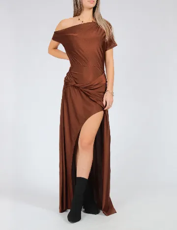 Rochie lunga SHEIN, maro Maro