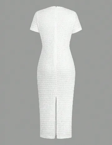 Rochie lunga SHEIN, alb Alb