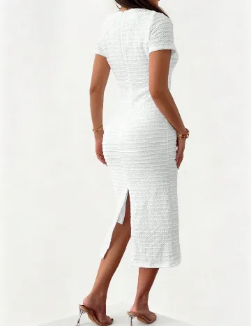 Rochie lunga SHEIN, alb Alb