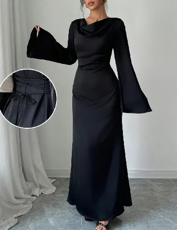 Rochie lunga SHEIN, negru Negru