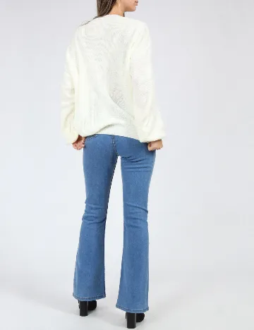 Bluza Oversize SHEIN, alb Alb