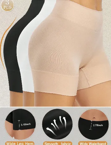 Set chiloti modelatori 3 bucati SHEIN CURVE, mix culori Mix culori