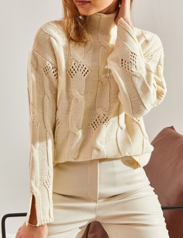 Pulover SHEIN, crem