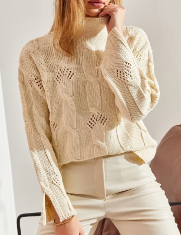 Pulover SHEIN, crem