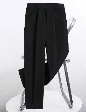 Pantaloni Shein Kids, negru Negru