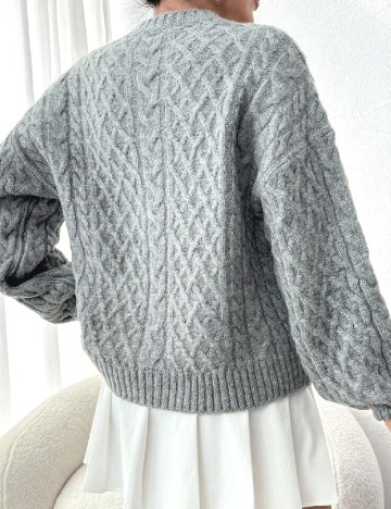 Pulover Oversize SHEIN, gri
