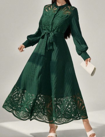 Rochie lunga SHEIN, verde