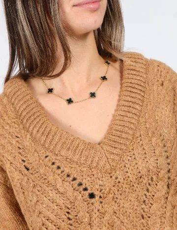 Pulover Oversize SHEIN, maro Maro