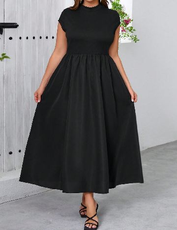 Rochie lunga SHEIN CURVE, negru