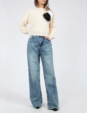 Bluza SHEIN, ecru Alb