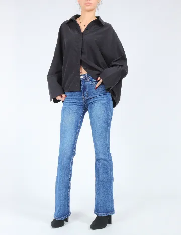 Camasa SHEIN, negru Negru