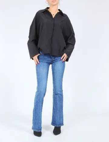 Camasa SHEIN, negru Negru